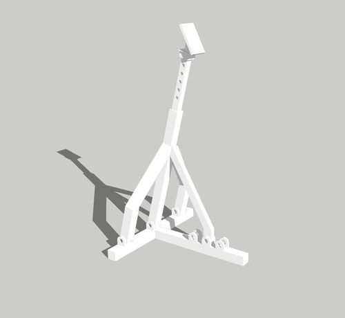 Pied de mise sur cale pour voilier - IFSV-32 5-3T 1,2-1,8m - Yachtgarage - inclinaison réglable / en acier galvanisé