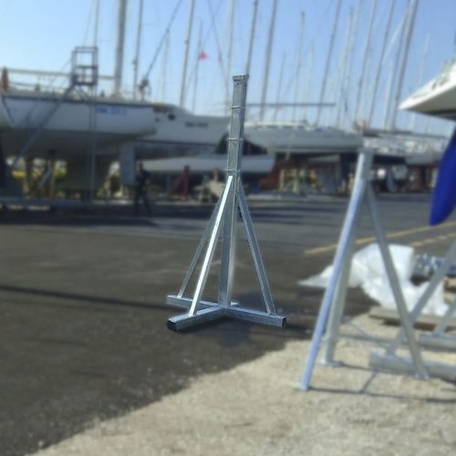 Pied de mise sur cale pour voilier - IFS series - Yachtgarage - ajustable / en acier galvanisé