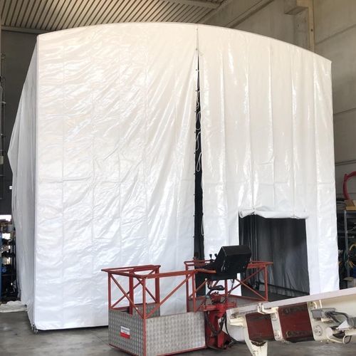 Cabine de sablage pour chantier naval - A.U.A. series - Yachtgarage