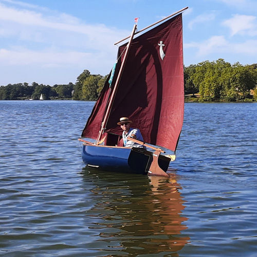 Canot voile-aviron remorquable - Lascar du Toul’Ru - l’Atelier des Gazelles - pour débutant / léger / à entretien réduit