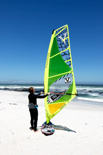 Voile de planche de vagues - RIOT - Vandal sails - de freestyle / 4 lattes