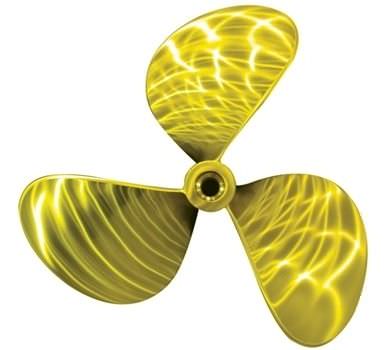 Hélice pour bateau - ERIS PROPELLERS - à pas fixe / ligne d'arbre / 3 pales
