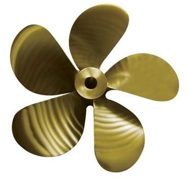 Hélice pour bateau de pêche professionnelle - ERIS PROPELLERS - à pas fixe / ligne d'arbre / 5 pales