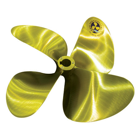 Hélice pour bateau de vitesse - ERIS PROPELLERS - à pas fixe / ligne d'arbre / 4 pales