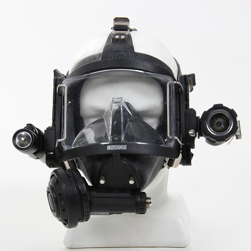 Masque de plongée mono-verre - Divator  - Northern Diver (International) - facial intégral / 4 verres