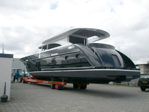 Remorque de manutention lourde - SLW 360 AWS  - SCHILSTRA BOATLIFT SYSTEMS - pour chantier naval / toutes roues directrices