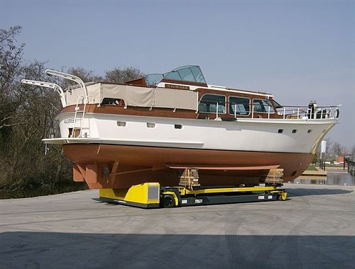 Remorque de manutention - SLW220AWS SA - SCHILSTRA BOATLIFT SYSTEMS - pour chantier naval / contrôlée à distance / automotrice