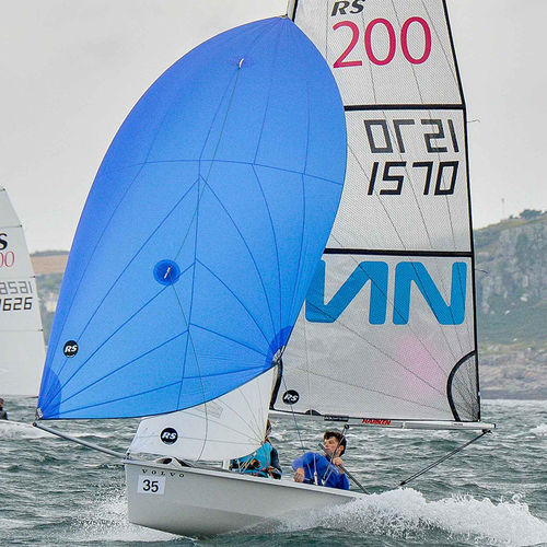 Dériveur double - 200 - RS Sailing France - de régate / spinnaker asymétrique