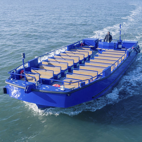 Bateau à passagers - H72 : 12m ECOCANAUXRAMA - ODC MARINE - in-bord / électrique / en aluminium
