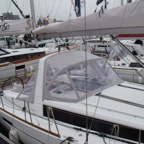 Capote de roof pour voilier - Oceanis 41 - TTOP Nautic - pour cockpit / structure en aluminium / structure en acier inoxydable