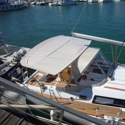 Bimini top pour voilier - Oceanis 37 - TTOP Nautic - pour cockpit / structure en acier inoxydable / en acrylique