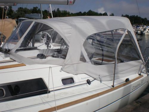 Capote de roof pour voilier - Oceanis 37 - TTOP Nautic - pour cockpit / structure en acier inoxydable / en acrylique
