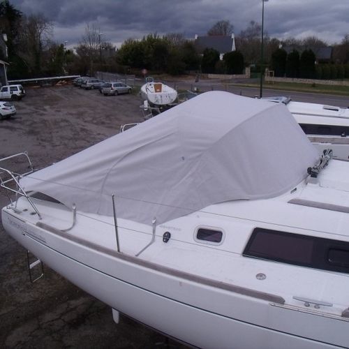 Housse de protection pour voilier - Oceanis 37 - TTOP Nautic - de cockpit / en PVC / grise