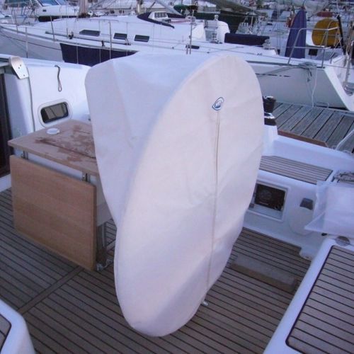 Housse de protection pour voilier - Oceanis 37 - TTOP Nautic - de barre à roue / en PVC / grise