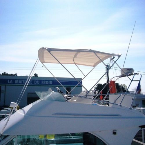 Bimini top pour bateau - Antares 9.80 - TTOP Nautic - pour flybridge / structure en acier inoxydable / PVC