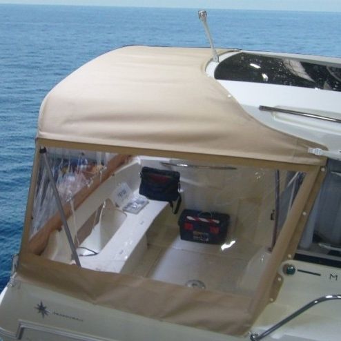 Fermeture de cockpit pour bateau à moteur - Merry Fisher 595 - TTOP Nautic - pour Jeanneau