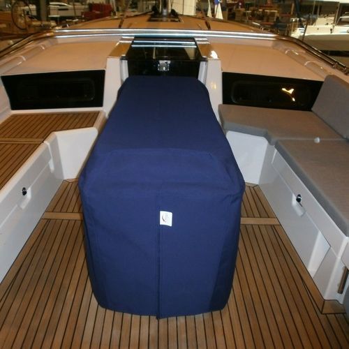 Housse de protection pour voilier - Oceanis 51.1 - TTOP Nautic - de table de cockpit / en PVC / grise