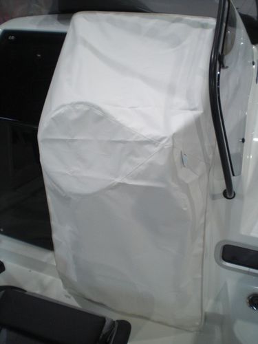 Housse de protection de bateau - Flyer 8 Sun Deck - TTOP Nautic - de console / en PVC / grise