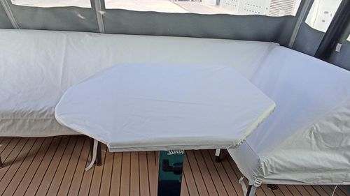 Housse de protection de bateau - Prestige M48 - TTOP Nautic - de table de cockpit / en PVC / grise
