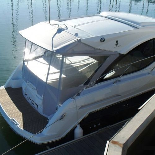 Capote de roof pour bateau - fly-gt-38-ttour - TTOP Nautic - pour cockpit / PVC / en acrylique