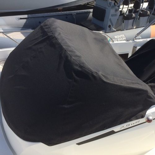 Housse de protection de bateau - c-c-7-5-wa-s-2-h-cons - TTOP Nautic - de console / en PVC / grise