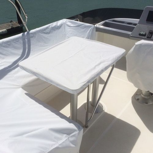 Housse de protection de bateau - Swift Trawler 41 Fly - TTOP Nautic - de table de cockpit / en PVC / grise