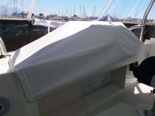 Housse de protection de bateau - s-t-47-h-c - TTOP Nautic - de console / en PVC / grise
