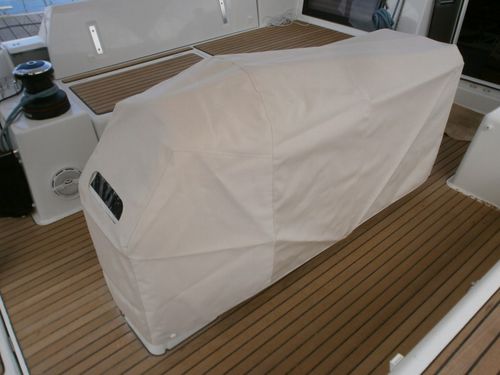 Housse de protection pour voilier - Sun Odyssey 490 - TTOP Nautic - de table de cockpit / en PVC / grise