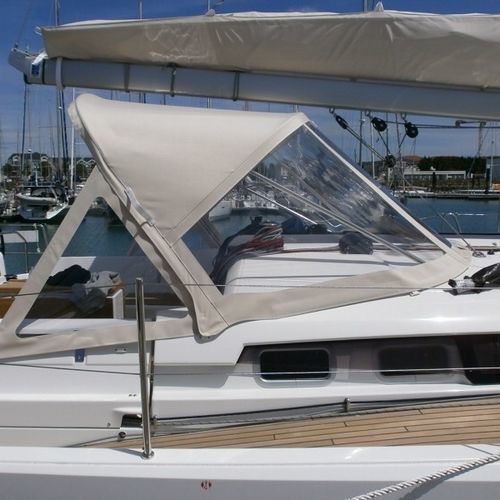 Capote de roof pour voilier - Sun Odyssey 440 - TTOP Nautic - pour cockpit / structure en aluminium / structure en acier inoxydable