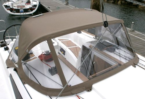 Capote de roof pour voilier - Sun Odyssey 349 - TTOP Nautic - pour cockpit / structure en aluminium / structure en acier inoxydable