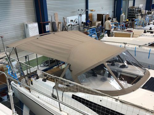 Bimini top pour voilier - Sun Odyssey 380 - TTOP Nautic - pour cockpit / structure en acier inoxydable / PVC