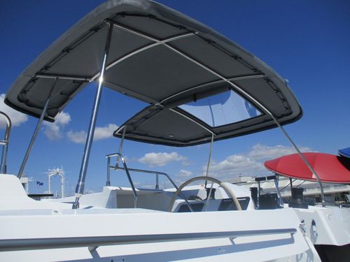 Bimini top pour bateau - Elba 45 - TTOP Nautic - pour catamaran / pour cockpit / structure en acier inoxydable