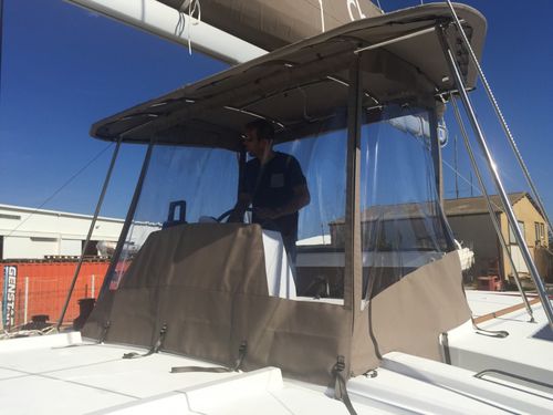 Fermeture de cockpit pour bateau à moteur - Bali 4.5 Fly - TTOP Nautic - pour catamarans / pour Catana
