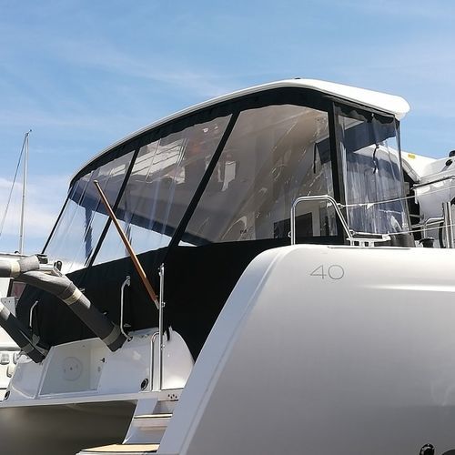 Fermeture de cockpit pour catamarans - Lagoon 40 - TTOP Nautic - pour voilier / pour bateau à moteur / pour Lagoon