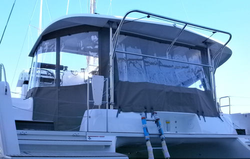 Fermeture de cockpit pour bateau à moteur - FA - LAGOON 42 - TTOP Nautic - pour voilier / pour catamarans / pour Lagoon