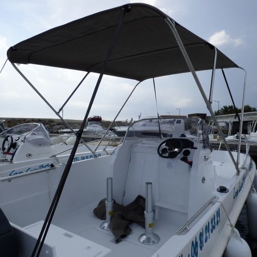 Bimini top pour bateau - bi-st-in-n-2 - TTOP Nautic - pour cockpit / structure en acier inoxydable / gris