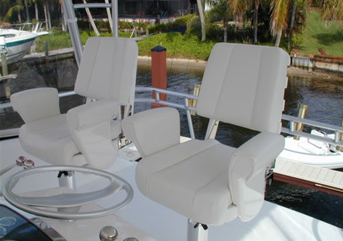Siège pilote - Classic - Murray Products - pour bateau / avec accoudoirs / à dossier haut