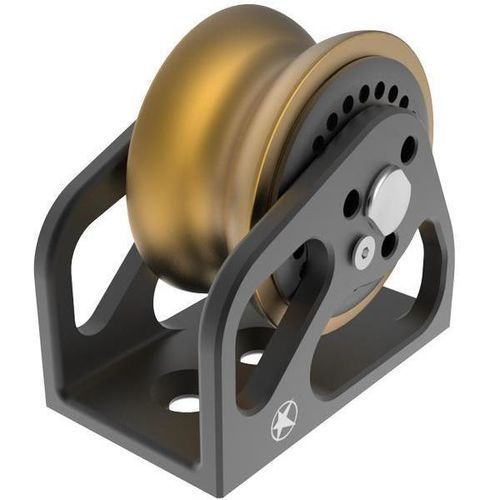 Poulie simple - RT55UM-T - UBI MAIOR ITALIA - de pied de mât / à roulements / cordage max. : 14 mm