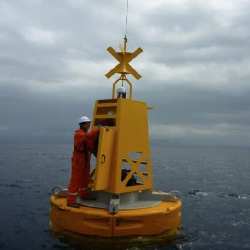 Bouée de balisage - AIS  - Mobilis - GPS / en haute mer / jaune