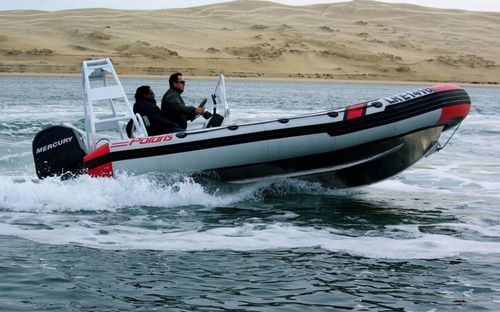 Bateau pneumatique hors-bord - CONTENDER  - Polaris boat - semi-rigide / open / à console centrale