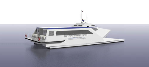 Ferry à passagers catamaran - Wavepiercer  - LOMOcean Design - à grande vitesse