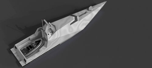 Navire spécial de surveillance - 25m - Stealth - LOMOcean Design