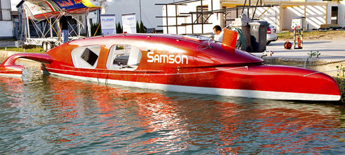 Vedette trimaran - Ocean Rower  - LOMOcean Design - in-bord