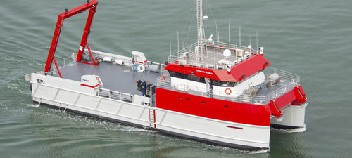Navire de service offshore de ravitaillement - Profab - LOMOcean Design - catamaran
