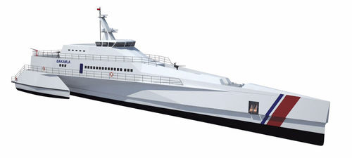 Bateau de surveillance - NSB - LOMOcean Design - trimaran / in-bord