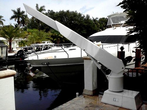 Bossoir pour bateau - LG series - UMT MARINE LLC - hydraulique