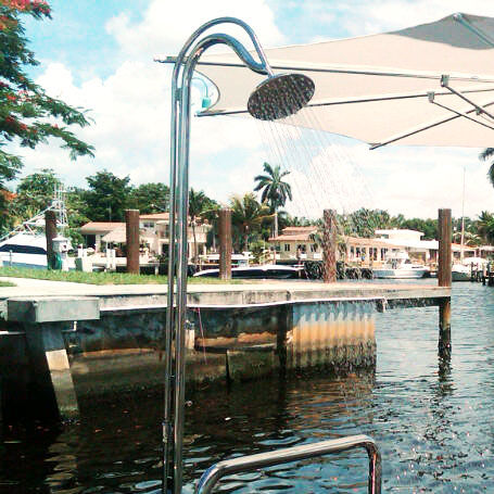 Douche pour yacht - UMT MARINE LLC - en acier inox / pour bateau / de pont