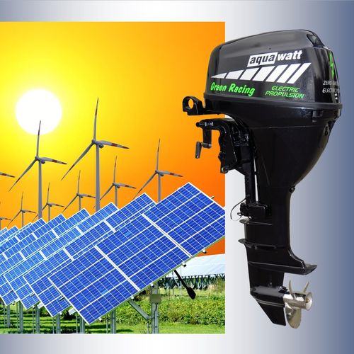 Moteur hors-bord - Green Racing - AquaWatt - électrique / plaisance