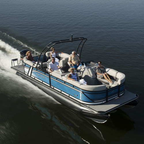 Bateau ponton hors-bord - SLS 5 - Stardeck by starcraft - tri-tube / open / à console latérale