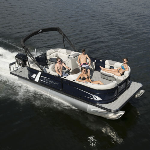 Bateau ponton hors-bord - EXS 1 - Stardeck by starcraft - open / à console latérale / de ski nautique